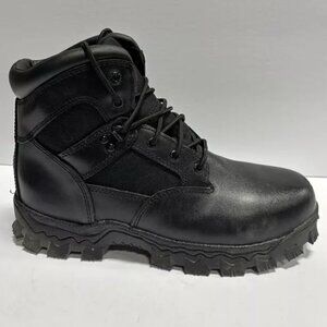 Rocky Men’s Alpha Force, Black Composite Toe Work Boots, Size 10 M